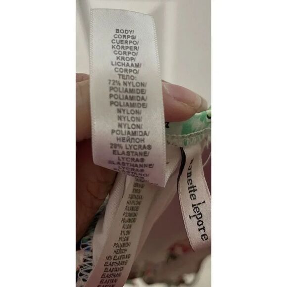 Nanette‎ Lepore Greek Tiles Tease Bandeau Women’s Size Small - Picture 7 of 12